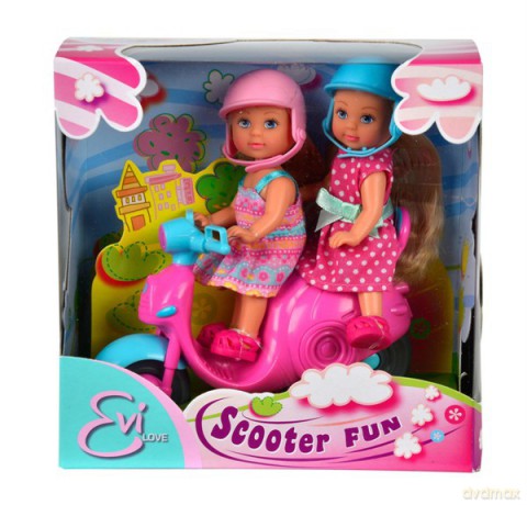 Evi Dwie Laleczki Na Skuterze [ZABAWKA]
