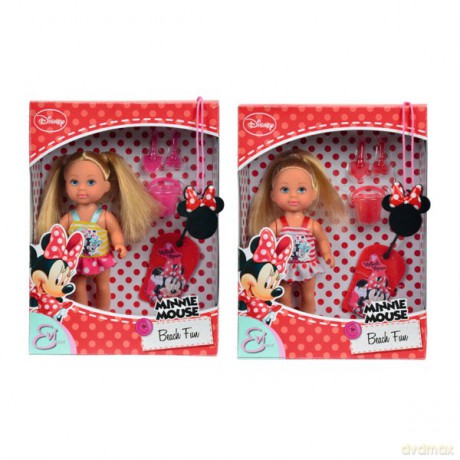 Evi Na Plaży, Minnie (Myszka Mini) Disney Mouse, 2 Rodzaje [ZABAWKA]