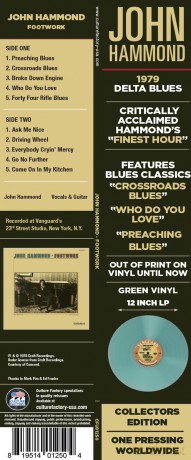 John Hammond: Footwork (Blue/Green) [Winyl]