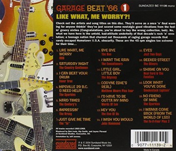 Garage Beat 66 Vol. 1: Like What. Me Worry [CD]