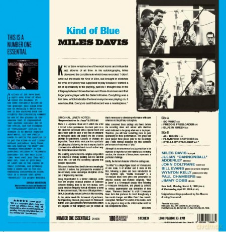 Miles Davis: Kind Of Blue (+1 Bonus Track) (Limited) [Winyl]