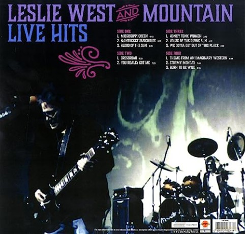 Leslie West And Mountain: Live Hits (Clear Red) [Winyl]