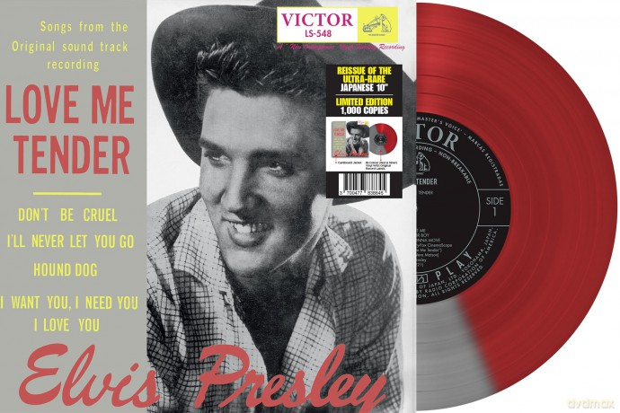 Elvis Presley: Love Me Tender (Japan) (Half/Half Red/Silver Half/Half) [Winyl]