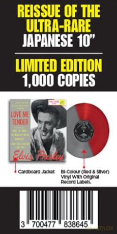 Elvis Presley: Love Me Tender (Japan) (Half/Half Red/Silver Half/Half) [Winyl]