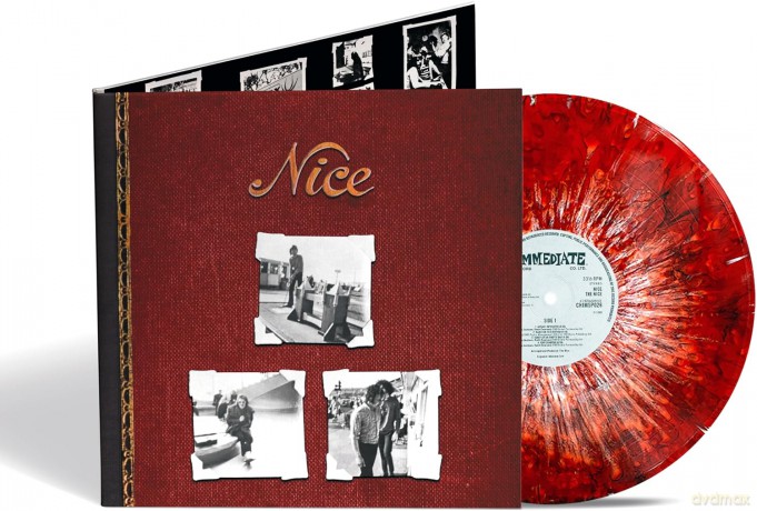 Nice: Nice (Blood Red/Black/White Marble Splatter) [Winyl]
