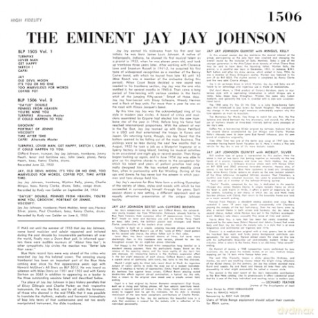 Jay Jay Johnson: The Eminent Jay Jay Johnson Volume 2 [Winyl]