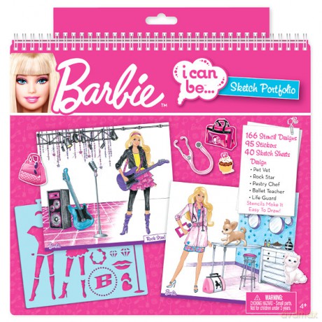 Fashion Barbie Szkicownik Mogę Być... [KSIĄŻKA]