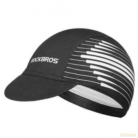 Czapka kolarska Rockbros MZ10023 z daszkiem - czarna