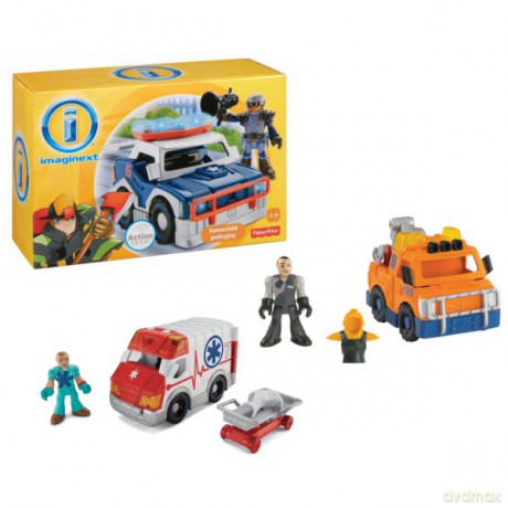 Fisher Price Pojazdy Miejskie [ZABAWKA]