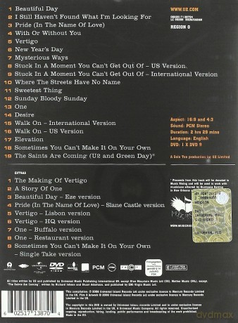 U2: 18 Videos [DVD]
