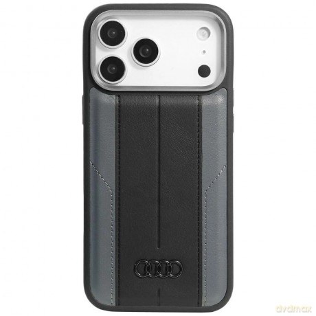Etui Audi A6 Synthetic Leather MagSafe do iPhone 17 Pro Max - czarne