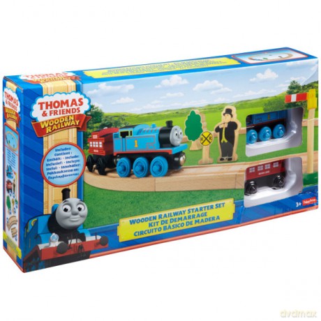 Fisher Price Thomas&Friends (Tomek i Przyjaciele) Starter Set Drewno [ZABAWKA]