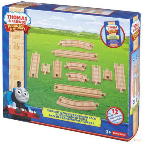 Fisher Price Thomas&Friends (Tomek i Przyjaciele) Zestaw Szyn Drewno [ZABAWKA]