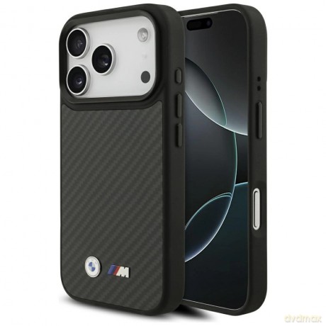 Etui BMW M Kevlar Matt MagSafe na iPhone 17 Pro - czarne