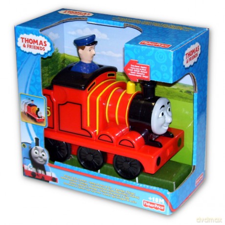Fisher Price Tomek i Przyjaciele Lokomotywa Naciśnij I Jedź [ZABAWKA]