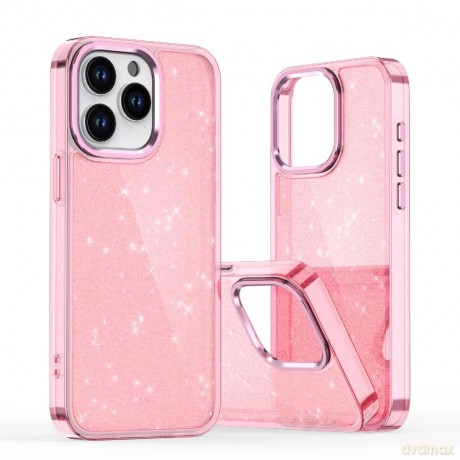 Etui brokatowe Glitter Case na Samsung Galaxy A16 5G - różowe