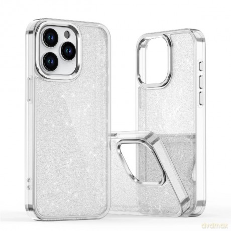 Etui brokatowe Glitter Case na Samsung Galaxy S25 Edge - przezroczyste