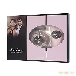Antonio Banderas Her Secret Zestaw - woda toaletowa 80 ml spray + balsam 100 ml [PERFUMY]