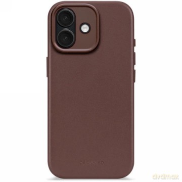 Etui Decoded Leather Backcover z MagSafe na iPhone 17 - brązowe