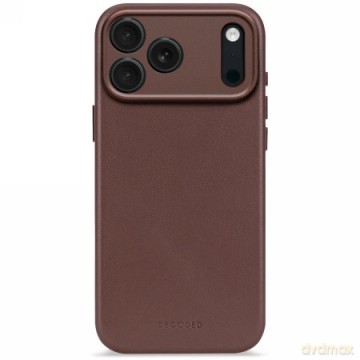 Etui Decoded Leather Backcover z MagSafe na iPhone 17 Pro Max - brązowe