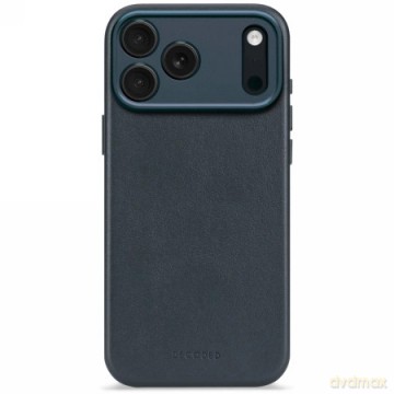 Etui Decoded Leather Backcover z MagSafe na iPhone 17 Pro Max - granatowe