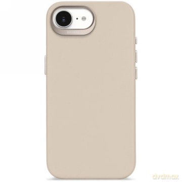 Etui Decoded Silicone Backcover z MagSafe na iPhone 16e - beżowe