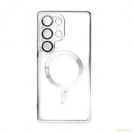 Etui Electroplated Case z MagSafe galwanizowane na iPhone 16e - srebrne