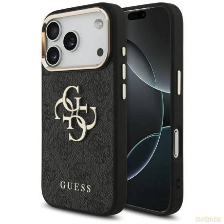 Etui Guess 4G Big 4G Classic Logo na iPhone 17 Pro - czarno-złote
