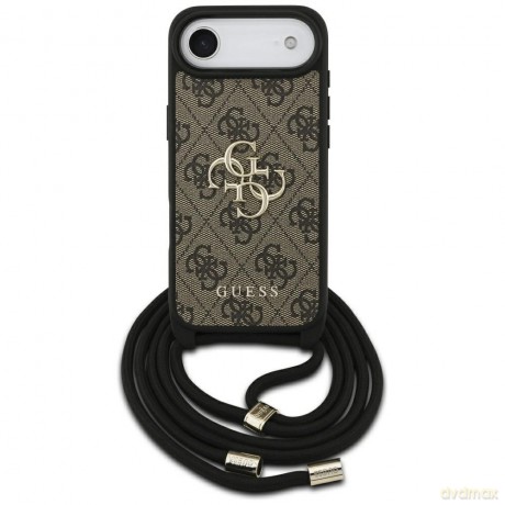 Etui Guess 4G Big Logo Cord Stap Crossbody na iPhone 17 Air - brązowe