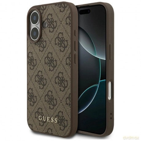 Etui Guess 4G Classic na iPhone 17 - brązowe