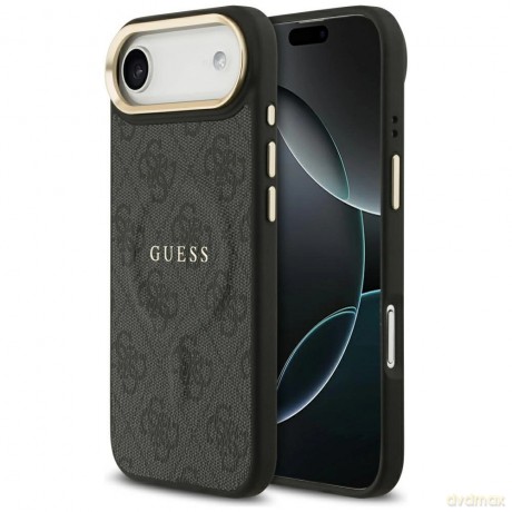 Etui Guess 4G PU Classic Logo MagSafe na iPhone 17 Air - czarne