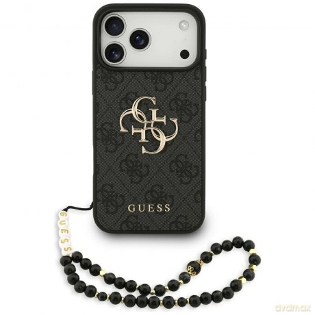Etui Guess 4G Strap 4G Classic Logo na iPhone 17 Pro Max - czarne