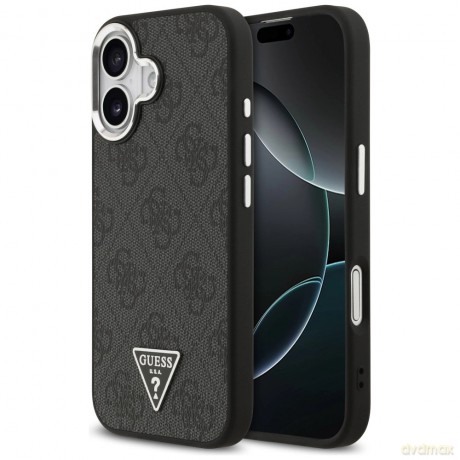 Etui Guess 4G Triangle Logo MagSafe na iPhone 17 - czarne