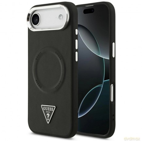 Etui Guess Triangle Logo MagSafe na iPhone Air - czarne