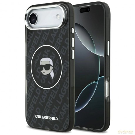Etui Karl Lagerfeld IML Karl Head Logo MagSafe na iPhone 17 Air - czarne