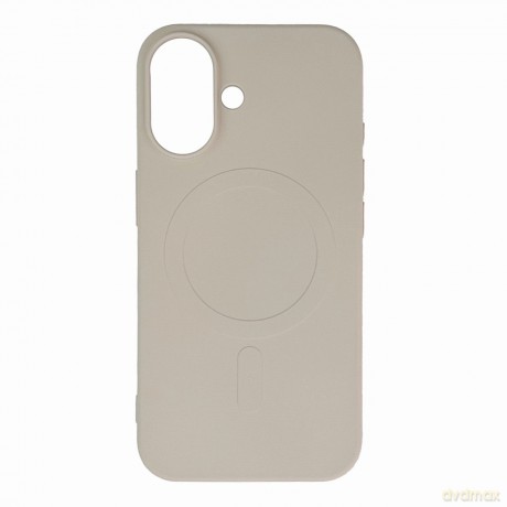 Etui Liquid Silicone Case z MagSafe na iPhone 16e - beżowe