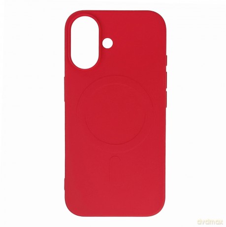 Etui Liquid Silicone Case z MagSafe na iPhone 16e - czerwone