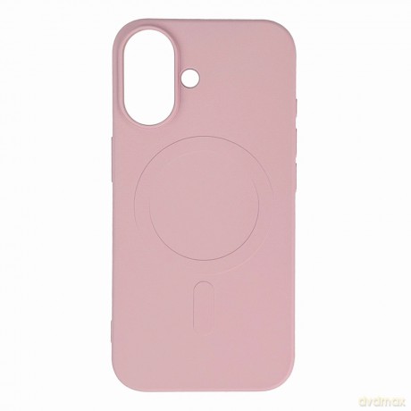 Etui Liquid Silicone Case z MagSafe na iPhone 16e - różowe