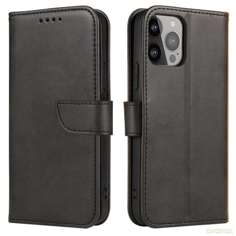 Etui Magnet Case z klapką na iPhone 16e - czarne