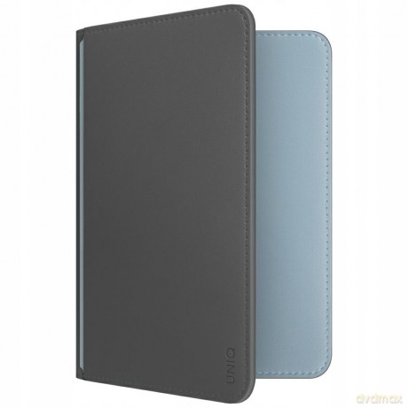 Etui na paszport UNIQ Belmont z Apple Find My blokada RFID szaro niebieski