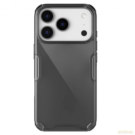 Etui Nillkin Nature TPU Pro na iPhone 17 Pro - półprzezroczyste-czarne