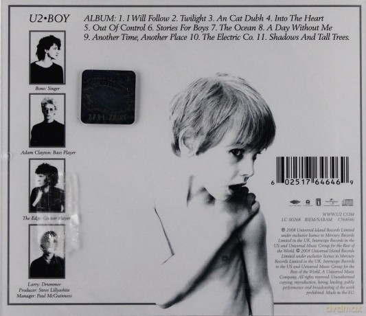 U2: Boy (Remastered) [CD]