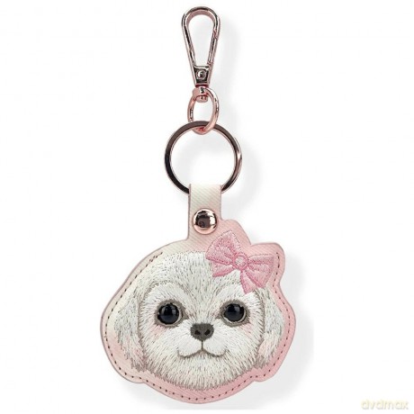 Etui Nimmy New Big Eyed Pet 2.0 Dog na lokalizator - różowe