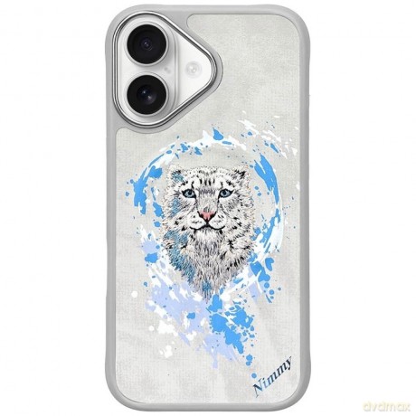 Etui Nimmy Pantera MagSafe do iPhone 16 - jasnoszary