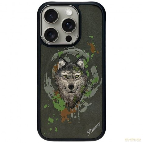 Etui Nimmy Wilk MagSafe na iPhone 16 Pro Max - szare