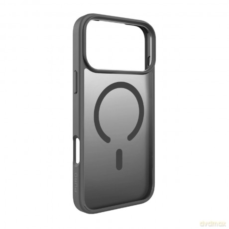 Etui Puro Gradient TPU kompatybilne z MagSafe na iPhone 17 Pro Max - szare