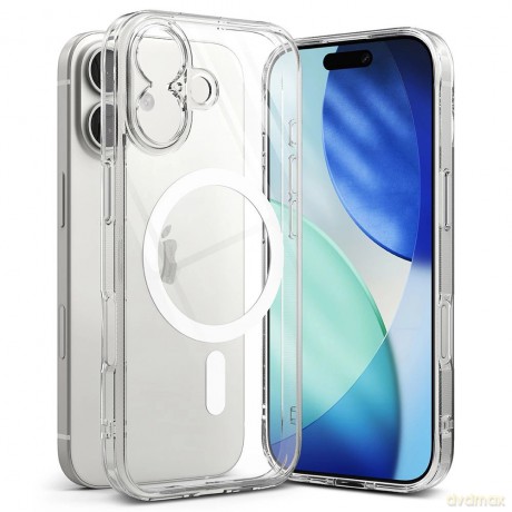 Etui Ringke Fusion Magnetic MagSafe na iPhone 17 - przezroczyste