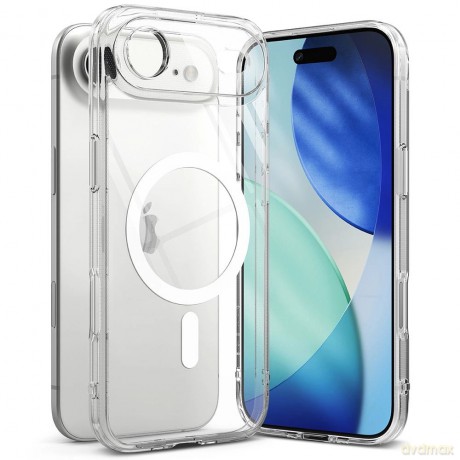 Etui Ringke Fusion Magnetic MagSafe na iPhone 17 Air - przezroczyste