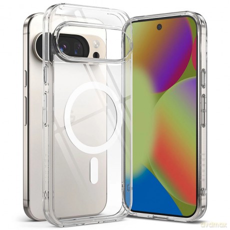 Etui Ringke Fusion MagSafe na Google Pixel 10 Pro XL - przezroczyste
