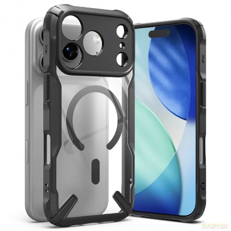 Etui Ringke Fusion X Magnetic MagSafe na iPhone 17 Pro - czarne